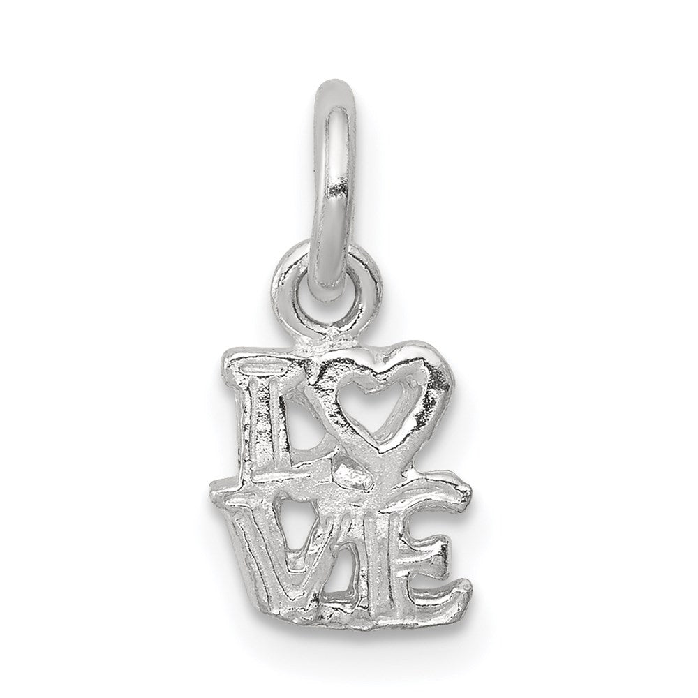 Sterling Silver Love Charm - Product Photo