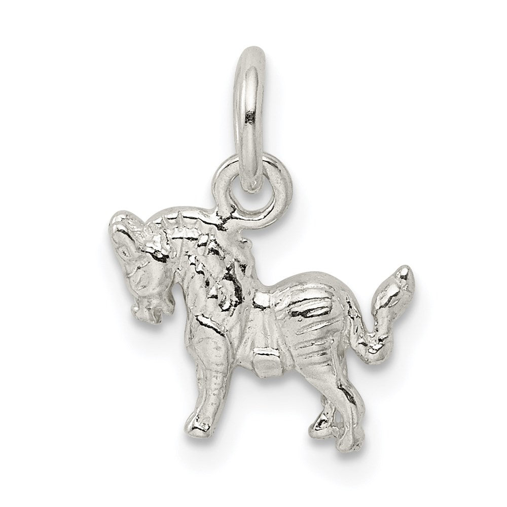 Sterling Silver Horse Charm - Product Photo