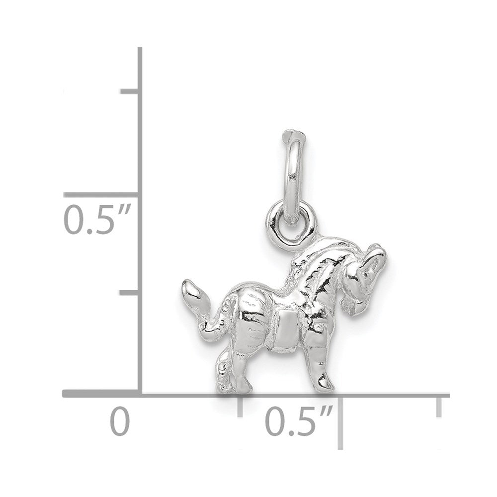 Sterling Silver Horse Charm - Product Photo