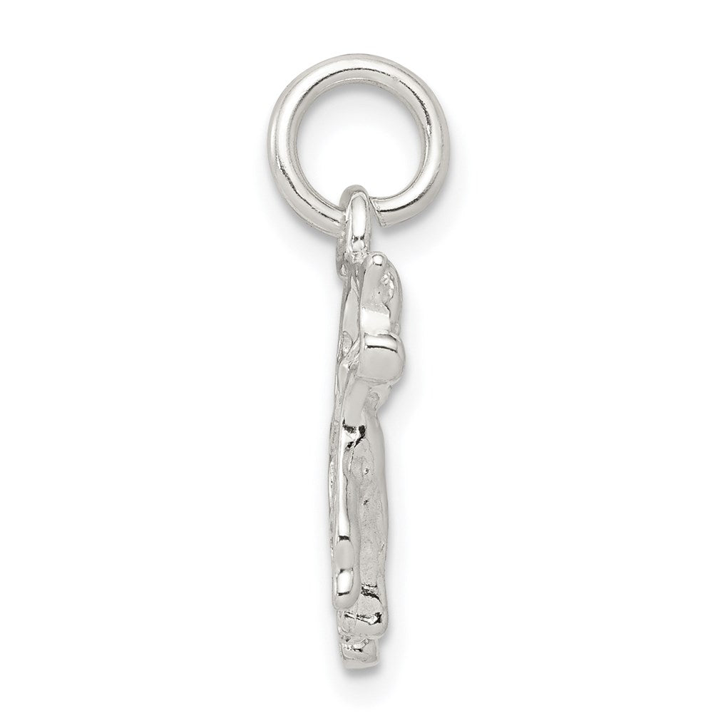 Sterling Silver Cat Charm - Product Photo