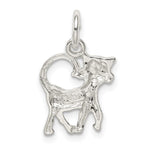 Sterling Silver Cat Charm - Product Photo