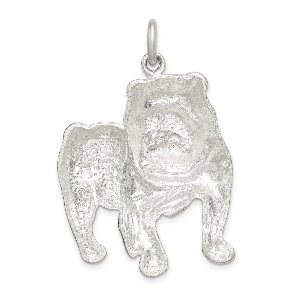 Sterling Silver Bull Dog Charm - Product Photo