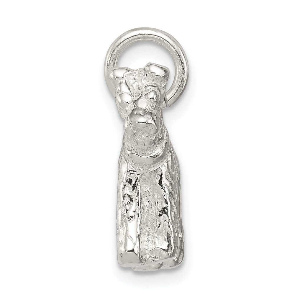 Sterling Silver Schnauzer Charm - Product Photo