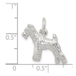 Sterling Silver Schnauzer Charm - Product Photo