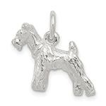 Sterling Silver Schnauzer Charm - Product Photo