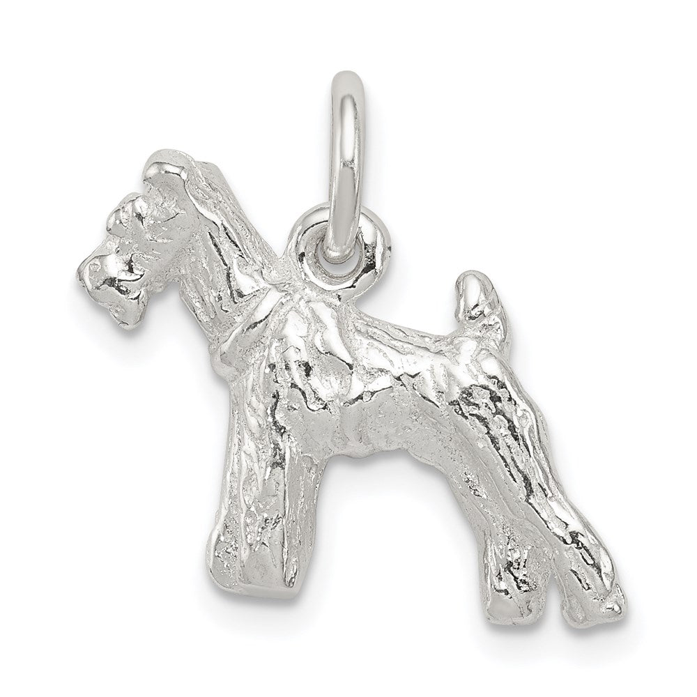 Sterling Silver Schnauzer Charm - Product Photo