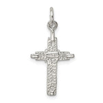 Sterling Silver INRI Crucifix Pendant - Product Photo