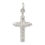 Sterling Silver INRI Crucifix Pendant - Product Photo