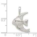 Sterling Silver Fish Charm - Product Photo