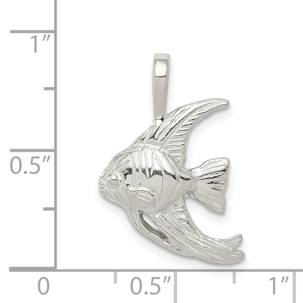 Sterling Silver Fish Charm - Product Photo