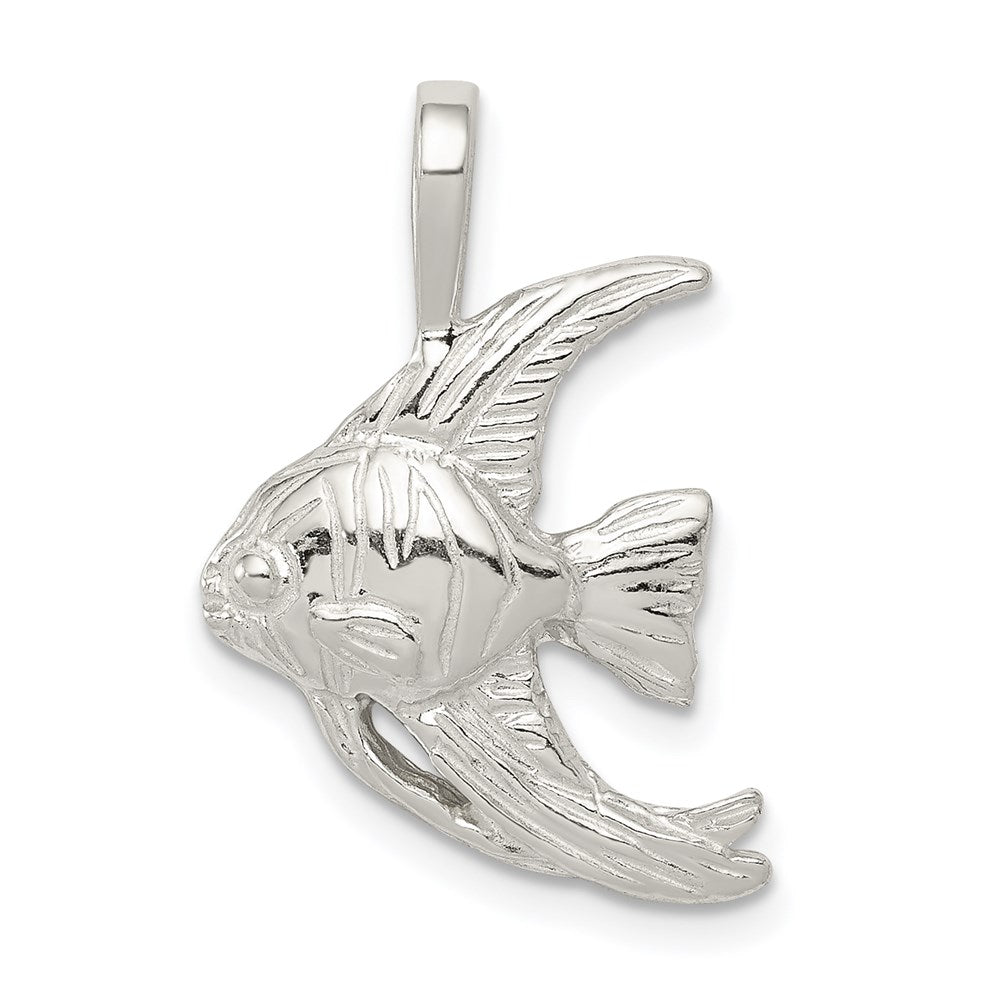 Sterling Silver Fish Charm - Product Photo