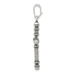 Sterling Silver Antiqued Cross Pendant - Product Photo