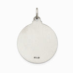 Sterling Silver Antiqued Ecce Homo Medal - Product Photo