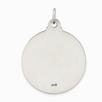 Sterling Silver Antiqued Ecce Homo Medal - Product Photo