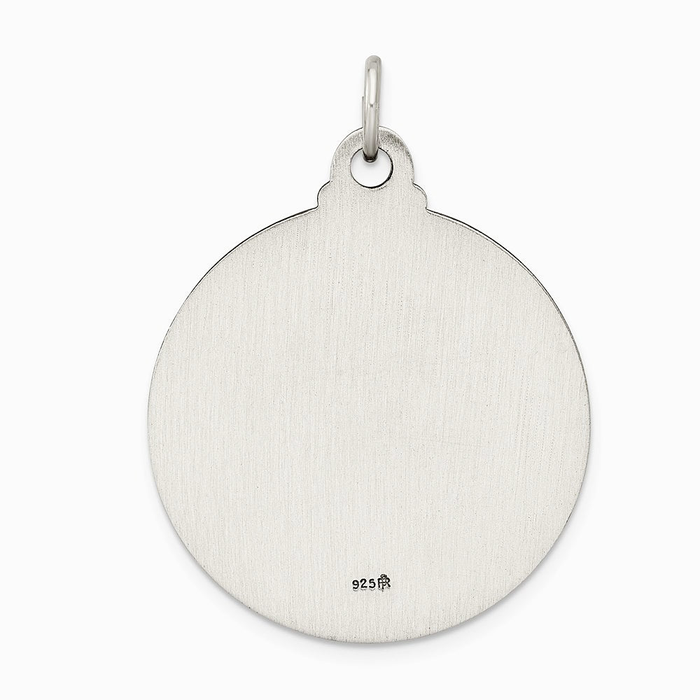 Sterling Silver Antiqued Ecce Homo Medal - Product Photo