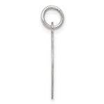 Sterling Silver Rhodium-plated Happy Birthday Disc Charm - Product Photo