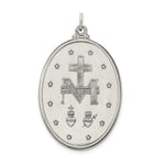 Sterling Silver Antiqued Miraculous Medal - Product Photo