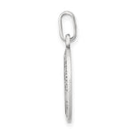 Sterling Silver Antiqued St. Christopher Medal - Product Photo