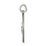 Sterling Silver Antiqued Saint Jude Thaddeus Medal - Product Photo