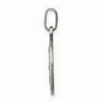 Sterling Silver Antiqued Saint Michael Medal - Product Photo