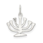Sterling Silver Menorah Charm - Product Photo