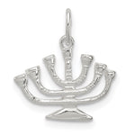 Sterling Silver Menorah Charm - Product Photo