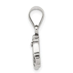 Sterling Silver Antiqued Mom Charm - Product Photo