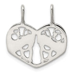 Sterling Silver Mother/Daughter Break apart Charm - Product Photo