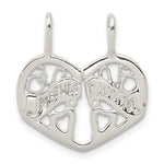 Sterling Silver Mother/Daughter Break apart Charm - Product Photo