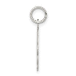 Sterling Silver Rhodium-plated St. Christopher Medal Charm - Product Photo