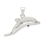 Sterling Silver Dolphin Pendant - Product Photo