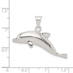 Sterling Silver Dolphin Pendant - Product Photo