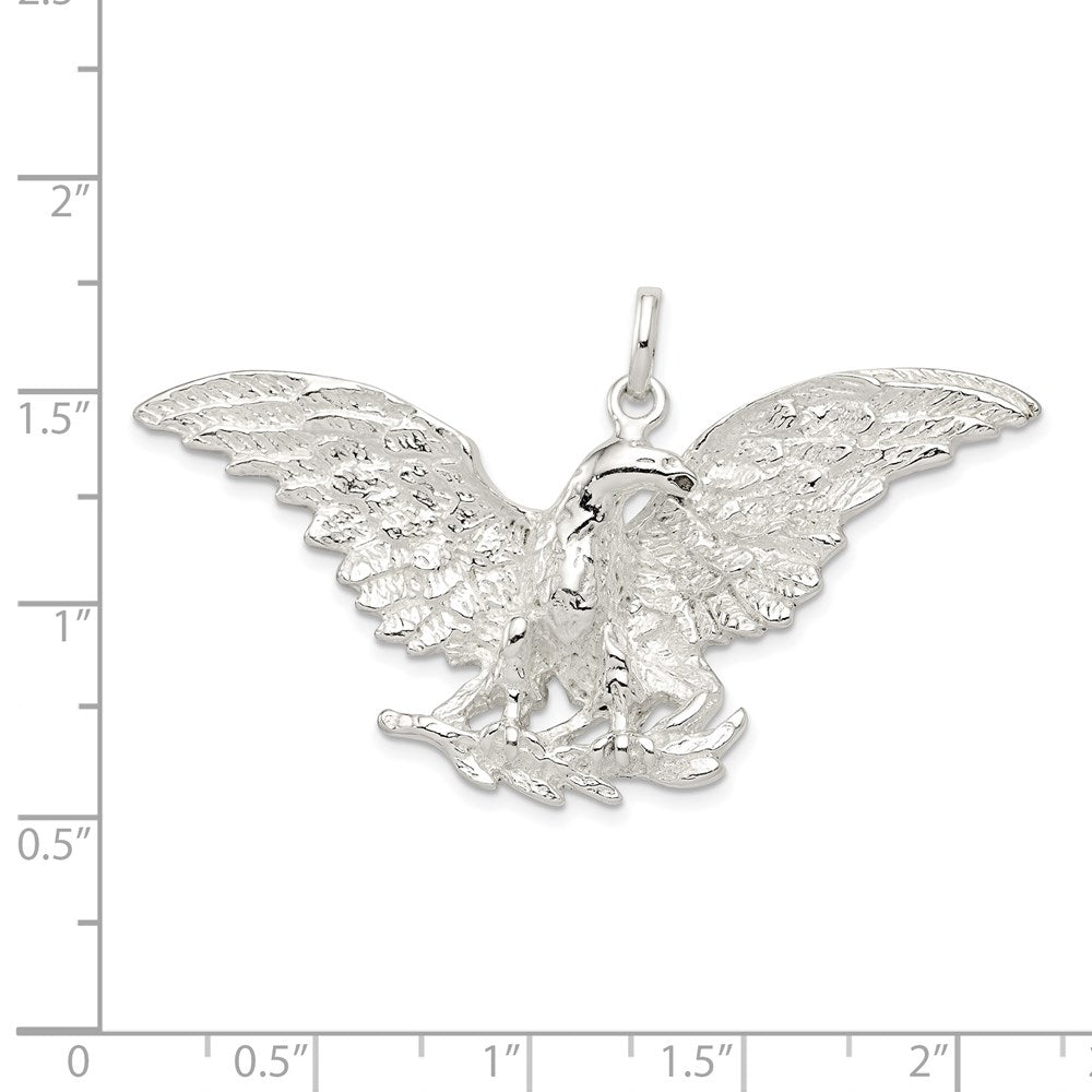 Sterling Silver Eagle Charm - Product Photo