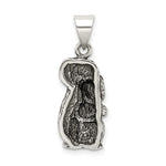 Sterling Silver Antiqued Squirrel Charm - Product Photo