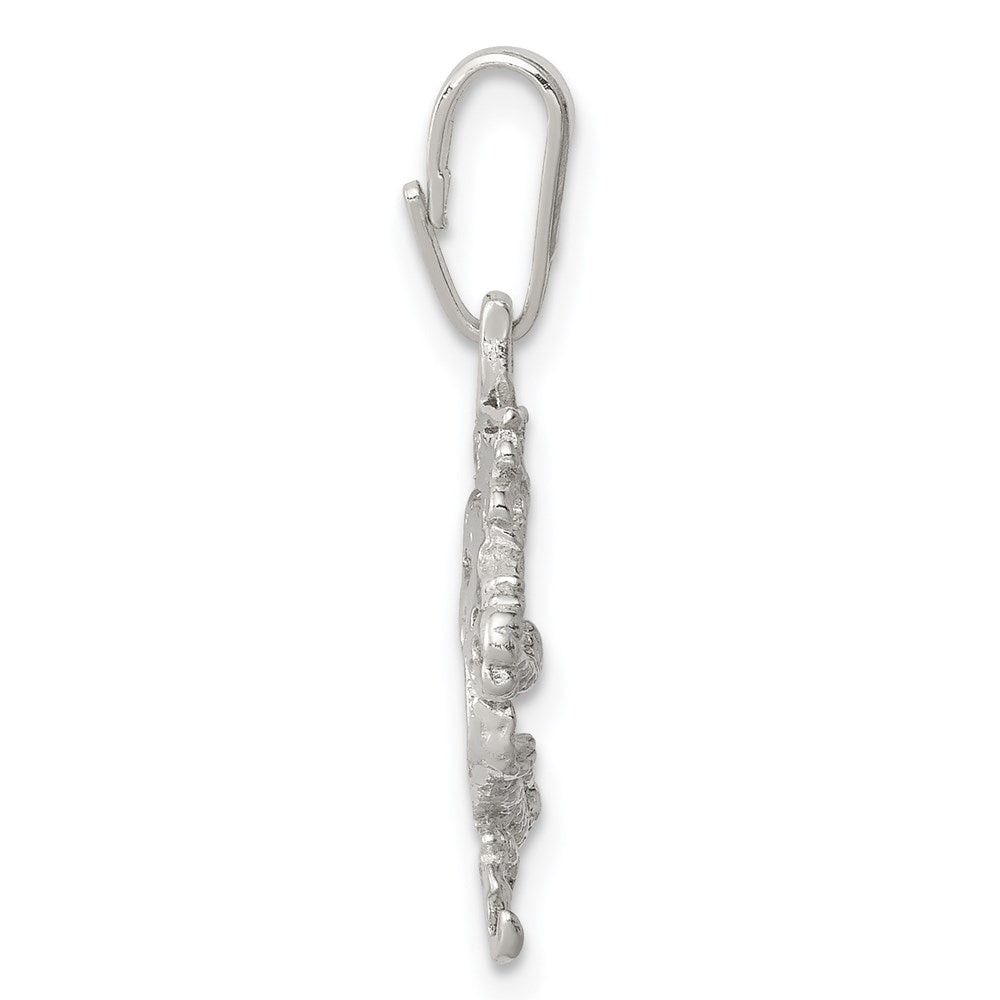 Sterling Silver Dragon Pendant - Product Photo