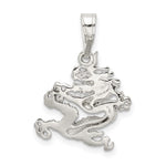 Sterling Silver Dragon Pendant - Product Photo