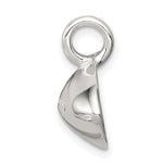 Sterling Silver Football Pendant - Product Photo