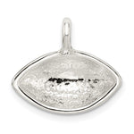 Sterling Silver Football Pendant - Product Photo