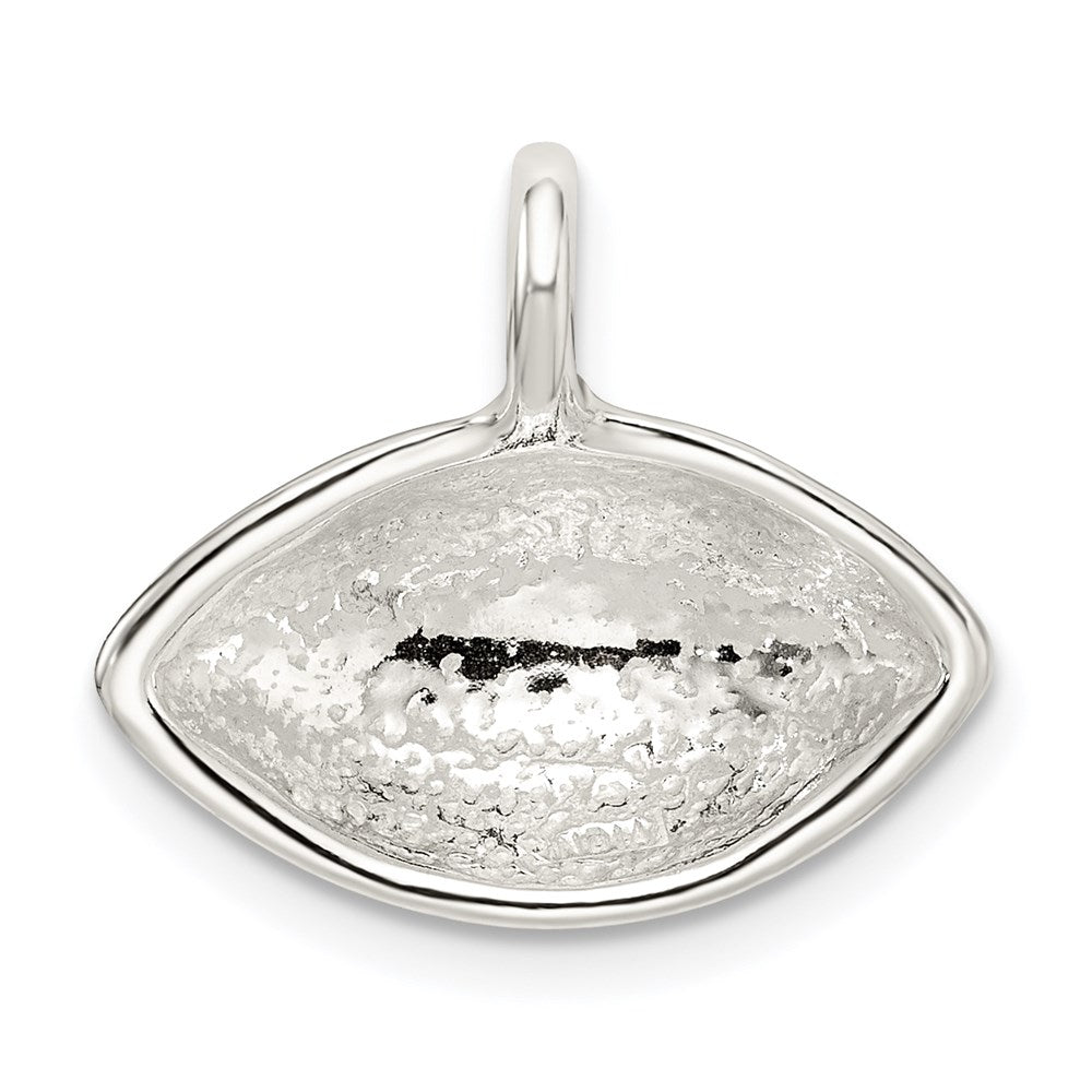 Sterling Silver Football Pendant - Product Photo