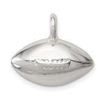 Sterling Silver Football Pendant - Product Photo