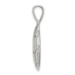 Sterling Silver Antiqued Soccer Ball Pendant - Product Photo