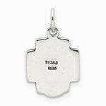 Sterling Silver Antiqued Ecce Homo Medal - Product Photo