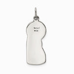 Sterling Silver Antiqued Blessed Mary & Child Jesus Charm - Product Photo