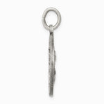 Sterling Silver Antiqued Queen of the Holy Scapular Medal - Product Photo