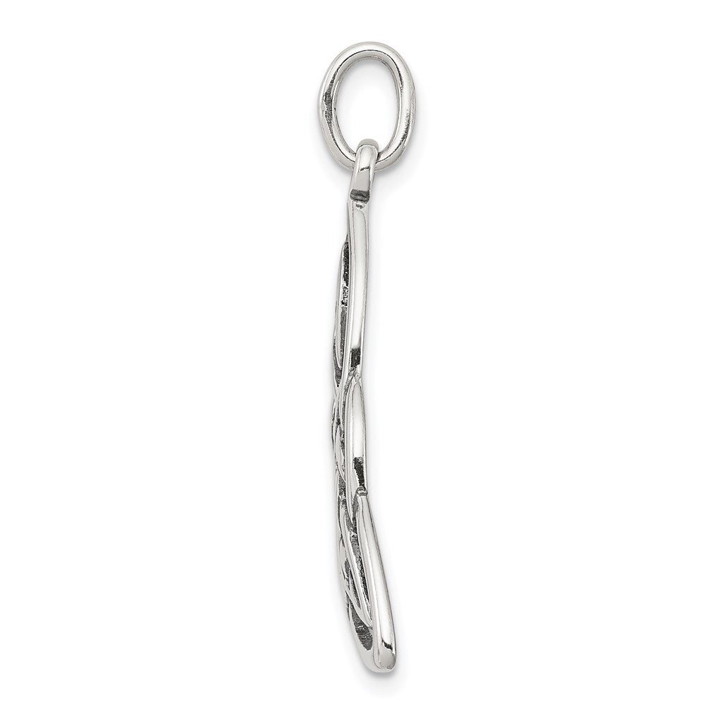 Sterling Silver Antiqued Celtic Charm - Product Photo