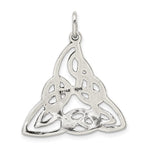 Sterling Silver Antiqued Celtic Charm - Product Photo