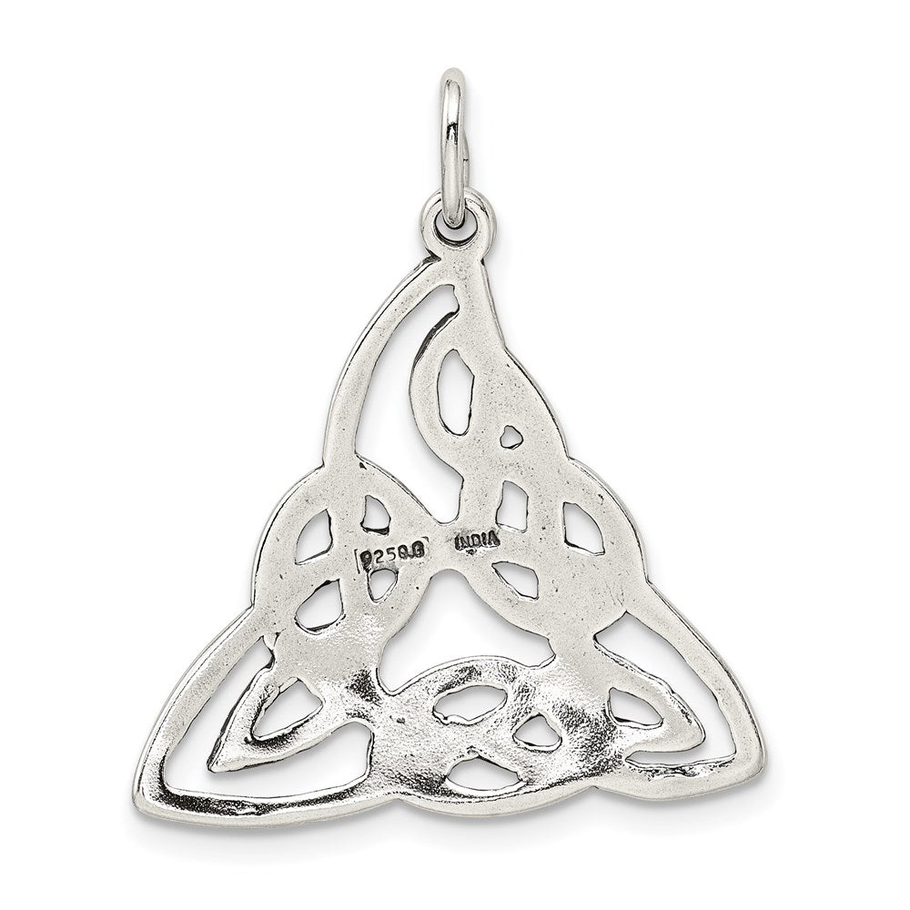 Sterling Silver Antiqued Celtic Charm - Product Photo