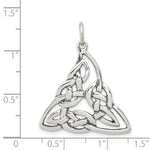 Sterling Silver Antiqued Celtic Charm - Product Photo