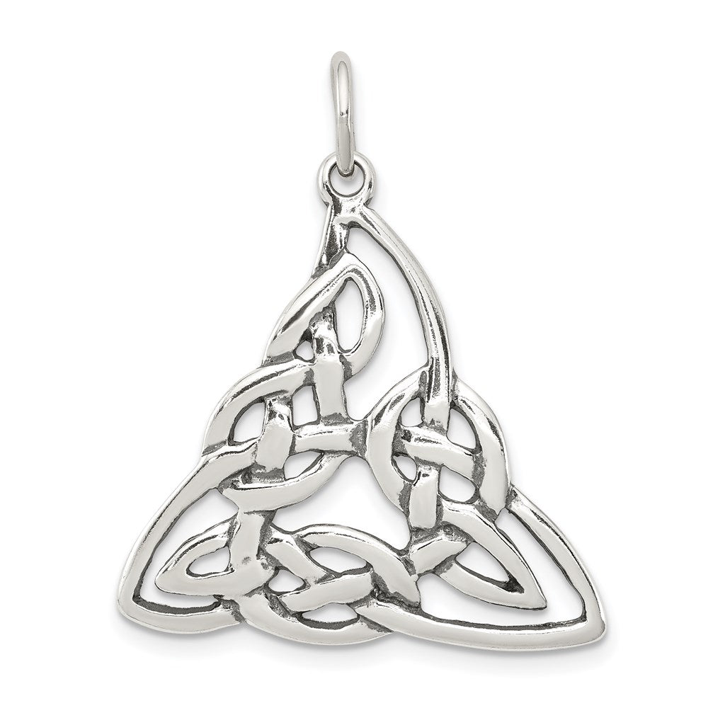 Sterling Silver Antiqued Celtic Charm - Product Photo