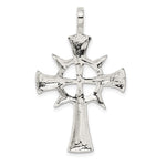 Sterling Silver Iona Cross Pendant - Product Photo
